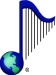 logo harpworld registered trademark
